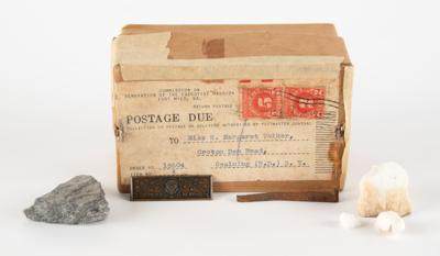 Lot #302 White House 1950 Renovation Relics: Stones and Nail - Image 1