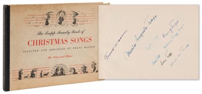 Lot #885 The Von Trapp Family Signed Book - The Trapp-Family Book of Christmas Songs - Image 1