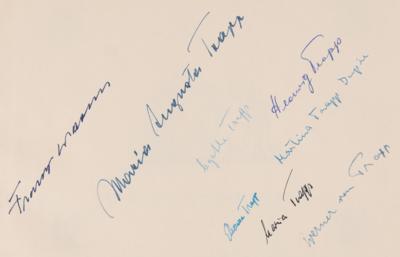 Lot #885 The Von Trapp Family Signed Book - The Trapp-Family Book of Christmas Songs - Image 2