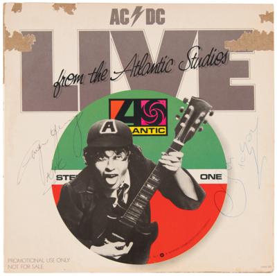 Lot #652 AC/DC: Bon Scott and Angus Young Signed