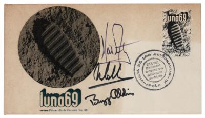 Lot #548 Apollo 11 Signed 'Luna 69' FDC - Obtained