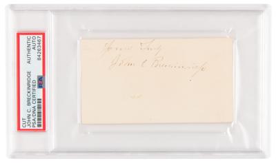 Lot #498 Vice Presidents: 19th Century Collection of (14) Signed Items - Image 10