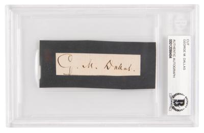 Lot #498 Vice Presidents: 19th Century Collection of (14) Signed Items - Image 4