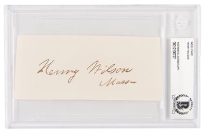 Lot #498 Vice Presidents: 19th Century Collection of (14) Signed Items - Image 7