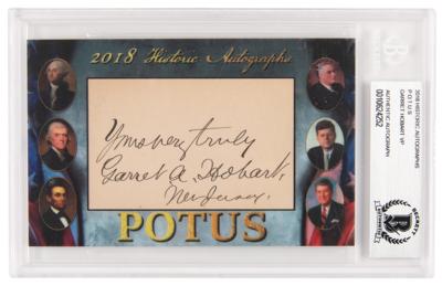 Lot #498 Vice Presidents: 19th Century Collection of (14) Signed Items - Image 9