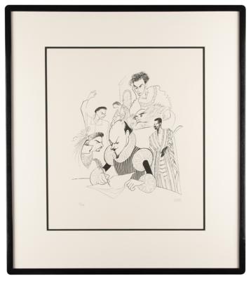 Lot #594 Al Hirschfeld Signed Limited Edition