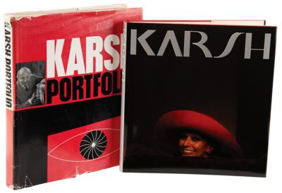 Lot #595 Yousuf Karsh (2) Signed Books