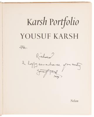 Lot #595 Yousuf Karsh (2) Signed Books - Image 3