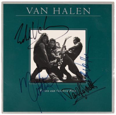 Lot #674 Van Halen Signed Album - Women and