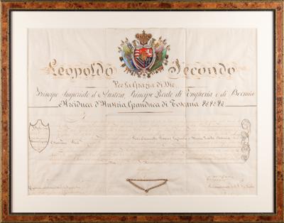 Lot #442 Leopold II Document Signed - Image 4