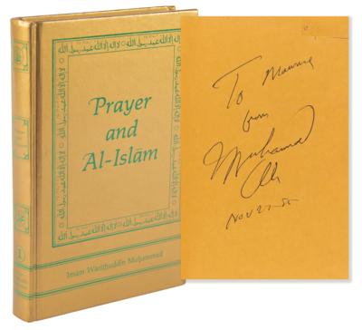 Lot #900 Muhammad Ali Signed Book - Prayer and