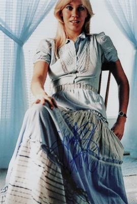 Lot #747 ABBA: Agnetha Faltskog Signed Photograph - Image 1