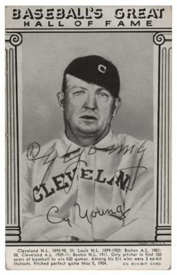 Lot #893 Cy Young Signed 1948 ‘Baseball's Great