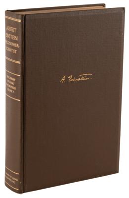 Lot #348 Albert Einstein Signed Book - Philosopher-Scientist (Ltd. Ed. #180/750) - Image 3