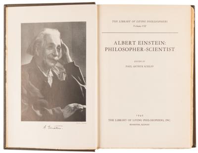 Lot #348 Albert Einstein Signed Book - Philosopher-Scientist (Ltd. Ed. #180/750) - Image 5