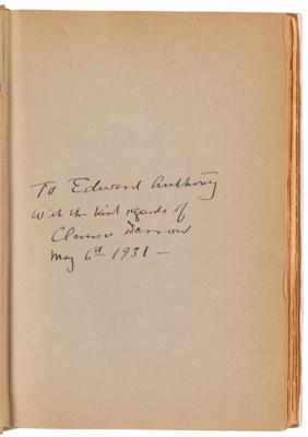 Lot #392 Clarence Darrow Signed Book - Farmington - Image 4