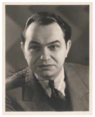 Lot #864 Edward G. Robinson Signed Photograph - Image 1