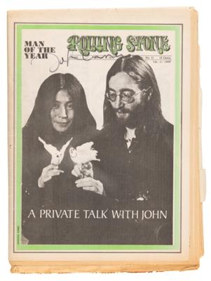 Lot #658 Beatles: John Lennon Signed 'Man of the Year' Rolling Stone Magazine (February 7, 1970) - Image 3