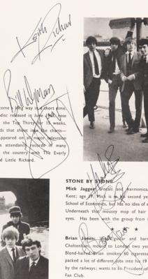 Lot #672 Rolling Stones Signed 'All Stars '64' Tour Program - Image 2