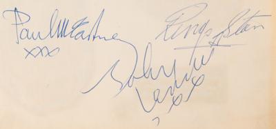 Lot #653 Beatles Signatures - Obtained During the Band's October 1963 Swedish Tour - Image 2