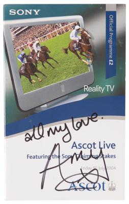 Lot #675 Amy Winehouse Signed 2004 Ascot Live