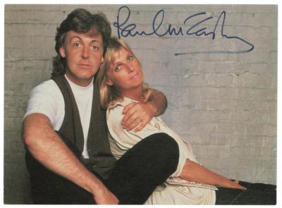 Lot #662 Beatles: Paul McCartney Signed Postcard