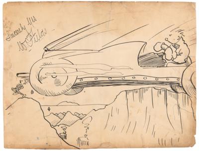 Lot #759 W. C. Fields Original Sketch