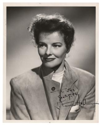 Lot #815 Katharine Hepburn Signed Photograph - Image 1