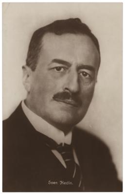 Lot #417 Sven Hedin Signed Postcard Photograph - Image 2