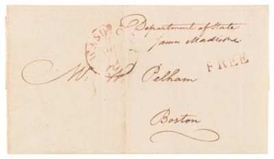 Lot #14 James Madison Signed Free Frank as