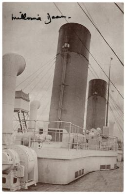 Lot #496 Titanic: Millvina Dean Signed Photograph