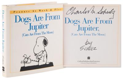 Lot #620 Charles Schulz Signed Book - Dogs Are