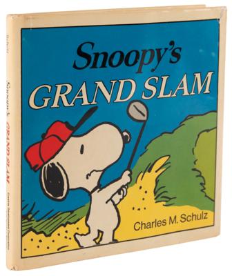 Lot #621 Charles Schulz Signed Book - Snoopy's Grand Slam - Image 3