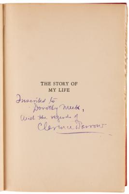 Lot #393 Clarence Darrow Signed Book - My Life - Image 4