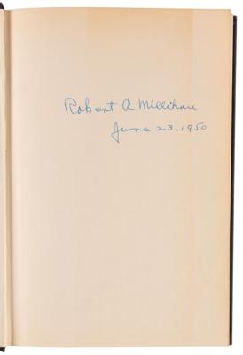 Lot #452 Robert A. Millikan Signed Book - Autobiography - Image 4