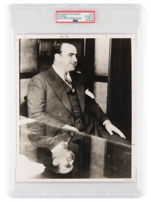 Lot #375 Al Capone Original 'Type II' Photograph -