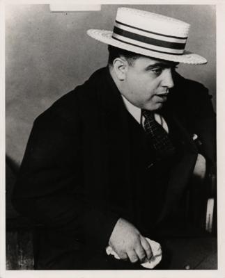 Lot #377 Al Capone Original 'Type IV' Photograph