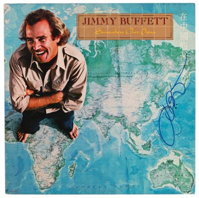 Lot #701 Jimmy Buffett Signed Album - Somewhere Over China - Image 1