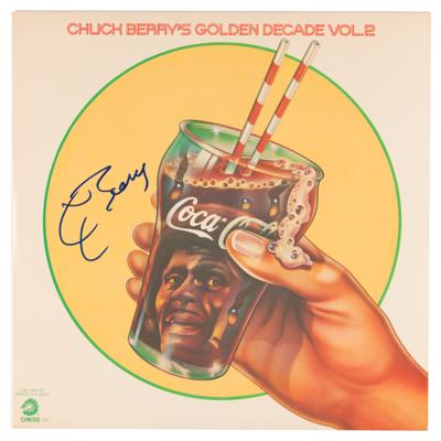 Lot #698 Chuck Berry Signed Album - Chuck Berry's Golden Decade - Image 1