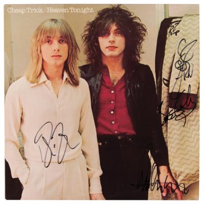 Lot #704 Cheap Trick Signed Album - Heaven Tonight - Image 1