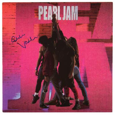 Lot #725 Pearl Jam: Eddie Vedder Signed Album - Ten - Image 1