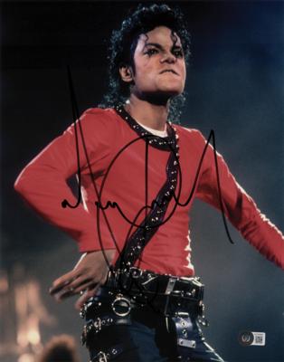 Lot #749 Michael Jackson Signed Photograph - Image 1