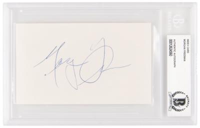 Lot #802 Morgan Freeman Signature - Image 1