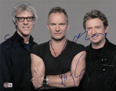 Lot #728 The Police Signed Photograph - Image 1