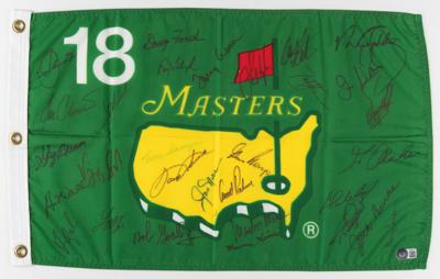 Lot #907 Golf Masters Winners (30) Signed Masters