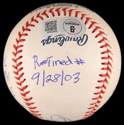 Lot #918 Ron Santo Signed Baseball - Image 5