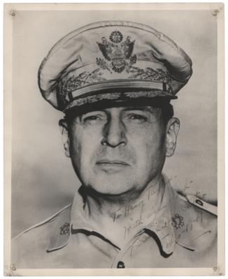 Lot #522 Douglas MacArthur Signed Photograph