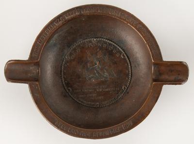 Lot #533 USS Constitution 1927 Restoration Relic Bronze Ashtray - Image 2