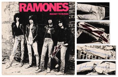 Lot #746 Ramones Signed Album - Rocket to Russia - Image 1