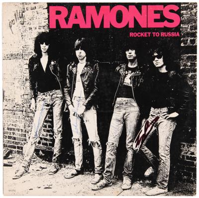 Lot #746 Ramones Signed Album - Rocket to Russia - Image 2